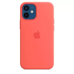 Apple gyári szilikon tok iPhone 12 mini Pink Citrus színben (MHKP3ZM-194252168615 1 kép