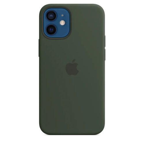 iPhone 12 mini Apple gyári szilikon tok Cyprus Green színben (MHKR3ZM/A)