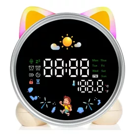 MajesticLine Multifunkciós ébresztőóra fehér-5906849667853 2 kép