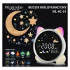 MajesticLine Multifunkciós ébresztőóra fehér-5906849667853 3 kép