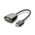 UGREEN MM105 HDMI - VGA átalakító adapter, Audio támogatás nélkül fekete