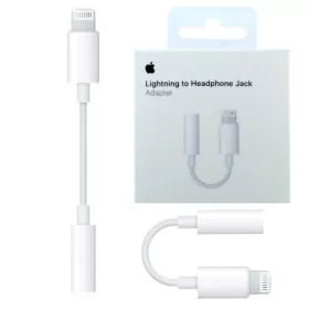 Apple 3.5mm Jack / Lightning adapter iPhone fehér gyári MMX62ZM/AA17-190198001795 1 kép