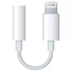 Apple 3.5mm Jack / Lightning adapter iPhone fehér gyári MMX62ZM/AA17-190198001795 2 kép