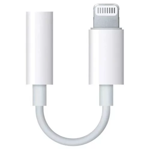 Apple 3.5mm Jack / Lightning adapter iPhone fehér gyári MMX62ZM/AA17-190198001795 2 kép