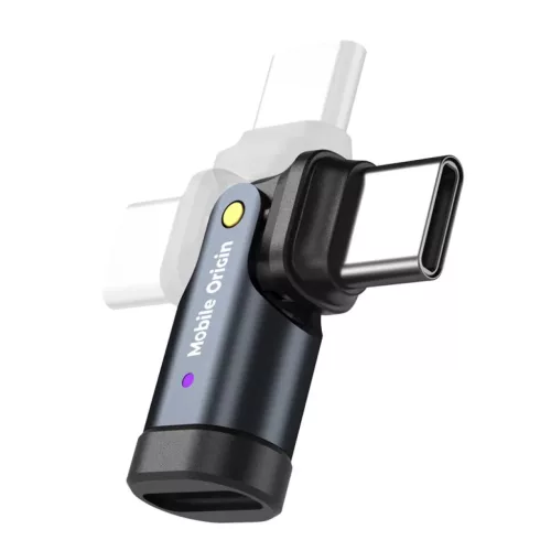 Mobile Origin CB5 forgatható USB-C adapterkábel, 240 W, fekete-8594215995630 3 kép