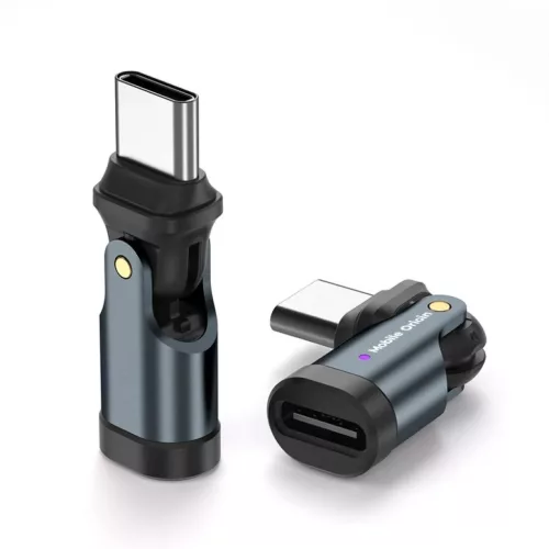 Mobile Origin CB5 forgatható USB-C adapterkábel, 240 W, fekete-8594215995630 7 kép