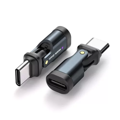 Mobile Origin CB5 forgatható USB-C adapterkábel, 240 W, fekete-8594215995630 8 kép