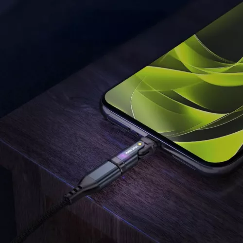 Mobile Origin CB5 forgatható USB-C adapterkábel, 240 W, fekete-8594215995630 9 kép