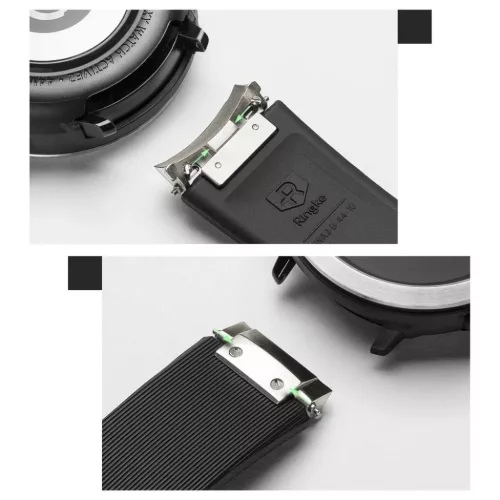 Ringke Rubber One Prime óraszíj Samsung Galaxy Active 2 44 mm fekete-8809716074303 6 kép