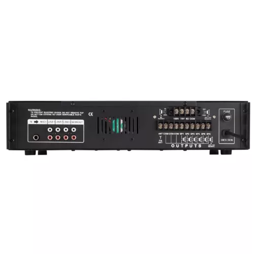SAL MPA 120BT multimédiás keverő erősítő, 120 W, 6 csatorna, BT,-5999084948931 2 kép