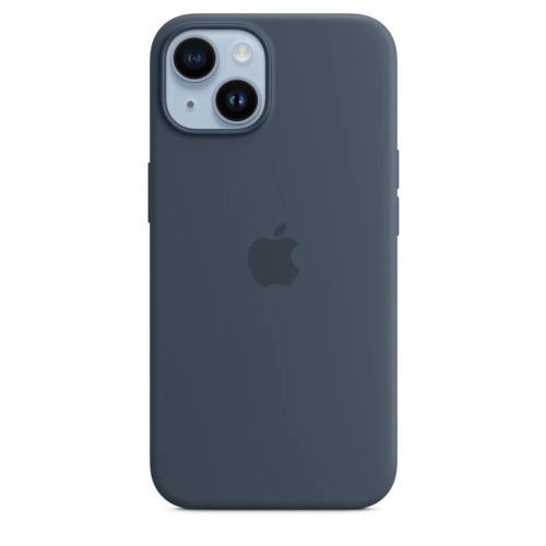 iPhone 14 szilikontok viharkék (MPRV3ZM/A) Apple gyári MagSafe-rögz-194253415992 1 kép