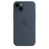 iPhone 14 Plus szilikontok viharkék (MPT53ZM/A) Apple gyári MagSafe--194253416234 2 kép