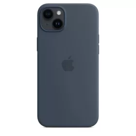 iPhone 14 Plus szilikontok viharkék (MPT53ZM/A) Apple gyári MagSafe--194253416234 2 kép