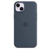 iPhone 14 Plus szilikontok viharkék (MPT53ZM/A) Apple gyári MagSafe--194253416234 4 kép