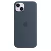 iPhone 14 Plus szilikontok viharkék (MPT53ZM/A) Apple gyári MagSafe--194253416234 4 kép