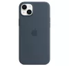 iPhone 14 Plus szilikontok viharkék (MPT53ZM/A) Apple gyári MagSafe--194253416234 5 kép