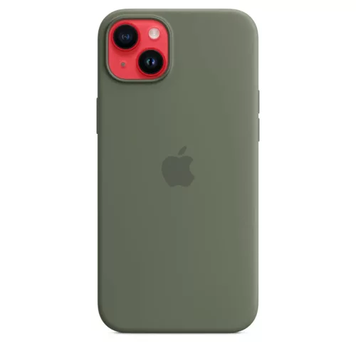 iPhone 14 Plus szilikontok olíva (MQUD3ZM/A) Apple gyári MagSafe-rö-194253727675 3 kép