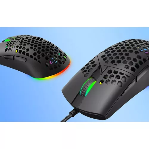 Vezetékes gamer egér Havit MS1036 RGB (fekete)-6939119066543 6 kép