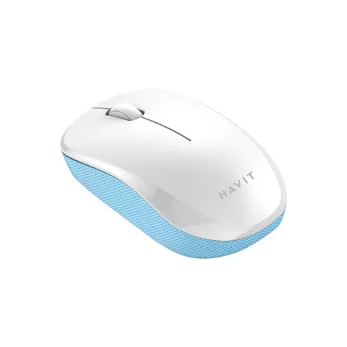 Havit MS66GT-WB univerzális vezeték nélküli egér (Fehér és kék-6939119026653 2 kép