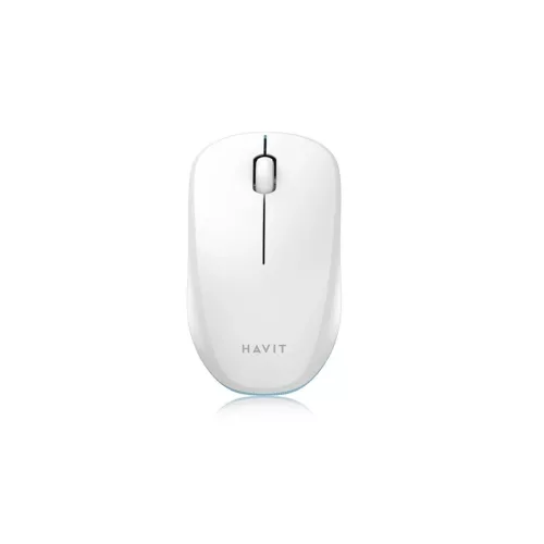Havit MS66GT-WB univerzális vezeték nélküli egér (Fehér és kék-6939119026653 7 kép