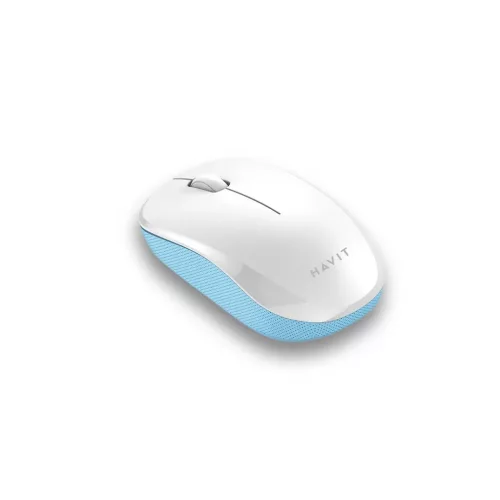 Havit MS66GT-WB univerzális vezeték nélküli egér (Fehér és kék-6939119026653 8 kép
