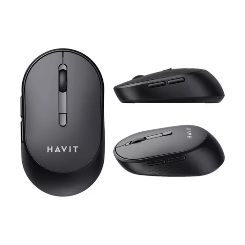 Havit MS78GT univerzális vezeték nélküli egér (fekete)-6939119041212 6 kép