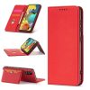 Magnet Card Case Samsung Galaxy A12 5G Pénztárca Kártyatartó Vör�-9145576251058 3 kép