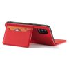 Magnet Card Case Samsung Galaxy A12 5G Pénztárca Kártyatartó Vör�-9145576251058 9 kép
