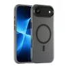  iPhone 17 Air matt fekete Magnetic Abrasive tok kompatibilis MagSafe-5907769379697 1 kép