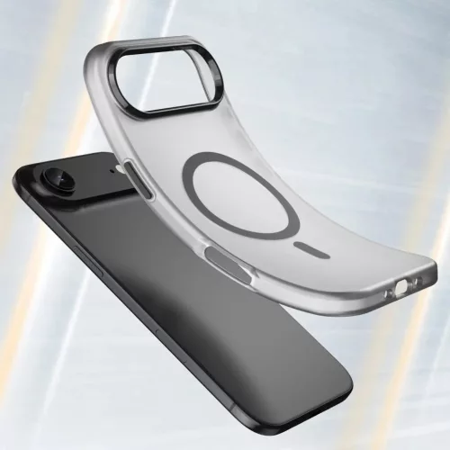  iPhone 17 Air matt fekete Magnetic Abrasive tok kompatibilis MagSafe-5907769379697 4 kép