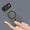  iPhone 17 Air matt fekete Magnetic Abrasive tok kompatibilis MagSafe-5907769379697 5 kép