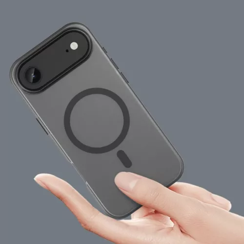  iPhone 17 Air matt fekete Magnetic Abrasive tok kompatibilis MagSafe-5907769379697 5 kép
