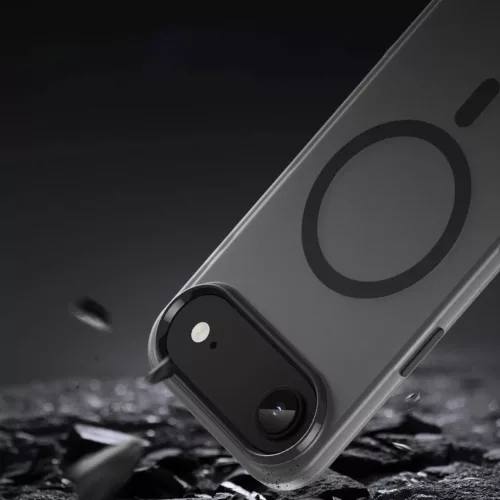  iPhone 17 Air matt fekete Magnetic Abrasive tok kompatibilis MagSafe-5907769379697 7 kép