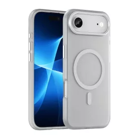    iPhone 17 Air Matt Fehér Magnetic Abrasive tok MagSafe kompatibilitással