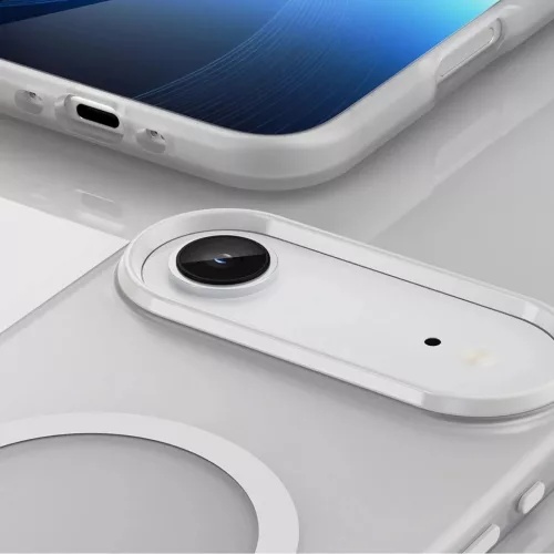  iPhone 17 Air Matt Fehér Magnetic Abrasive tok MagSafe kompatibilit�-5907769379734 4 kép