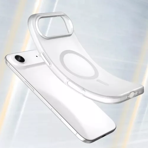  iPhone 17 Air Matt Fehér Magnetic Abrasive tok MagSafe kompatibilit�-5907769379734 5 kép