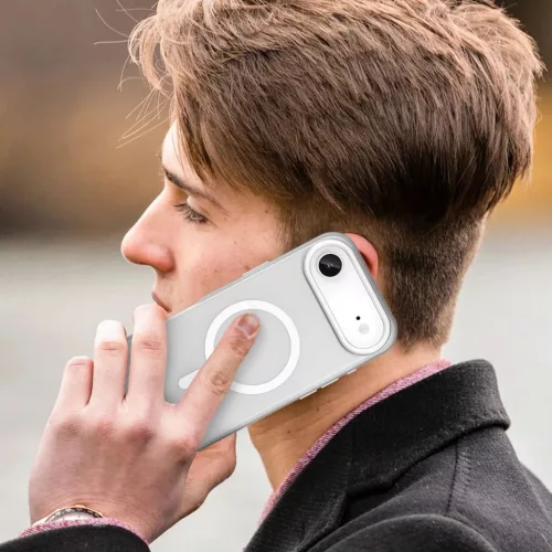  iPhone 17 Air Matt Fehér Magnetic Abrasive tok MagSafe kompatibilit�-5907769379734 6 kép