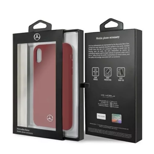 Mercedes MEHCI61SILRE iPhone Xr piros tok Silicone Line-3700740438183 7 kép