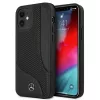 Mercedes MEHCP12SCDOBK iPhone 12 mini 5,4" fekete tok perfoárt bőr