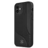 Mercedes MEHCP12SCDOBK iPhone 12 mini 5,4" fekete tok perfoárt bőr-3666339013172 2 kép