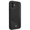 Mercedes MEHCP12SCDOBK iPhone 12 mini 5,4" fekete tok perfoárt bőr-3666339013172 4 kép