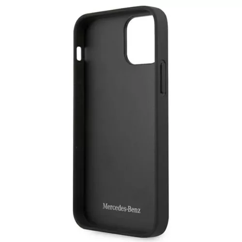 Mercedes MEHCP12SCDOBK iPhone 12 mini 5,4" fekete tok perfoárt bőr-3666339013172 7 kép