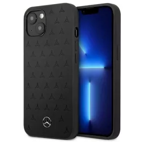 Mercedes MEHCP13SPSQBK iPhone 13 mini 5,4" fekete tok bőrből, csilla-3666339020576 1 kép