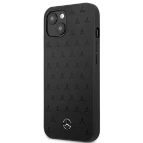 Mercedes MEHCP13SPSQBK iPhone 13 mini 5,4" fekete tok bőrből, csilla-3666339020576 2 kép