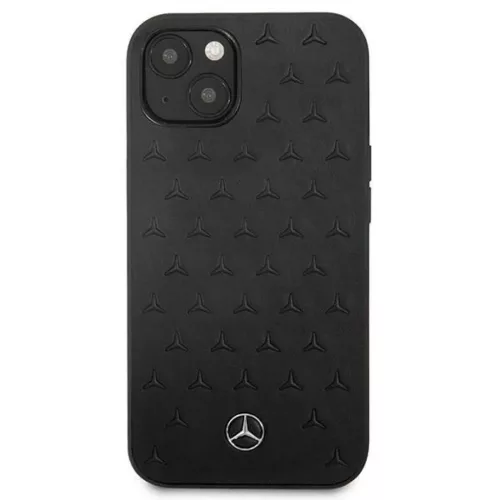 Mercedes MEHCP13SPSQBK iPhone 13 mini 5,4" fekete tok bőrből, csilla-3666339020576 3 kép