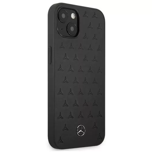 Mercedes MEHCP13SPSQBK iPhone 13 mini 5,4" fekete tok bőrből, csilla-3666339020576 4 kép