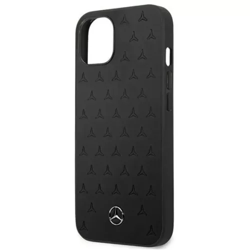 Mercedes MEHCP13SPSQBK iPhone 13 mini 5,4" fekete tok bőrből, csilla-3666339020576 6 kép
