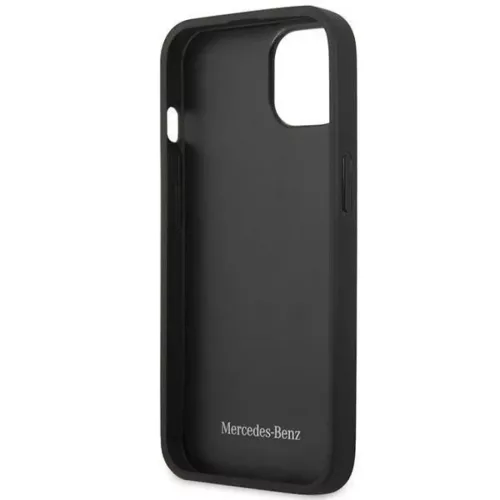 Mercedes MEHCP13SPSQBK iPhone 13 mini 5,4" fekete tok bőrből, csilla-3666339020576 7 kép
