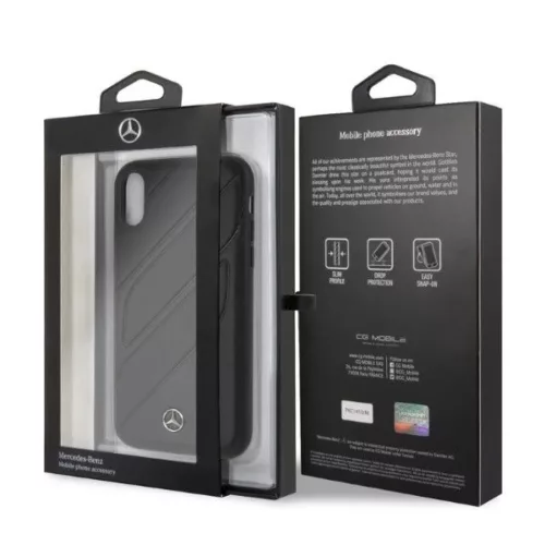 Mercedes MEHCI61THLBK iPhone XR tok fekete/fekete kemény tok New Orga-3700740438107 5 kép