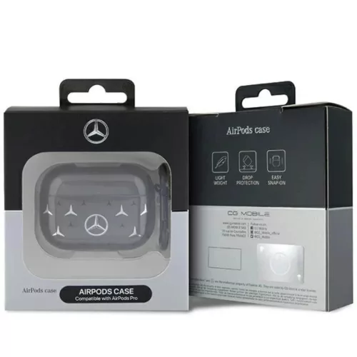 Mercedes MEAP8DPMGS AirPods Pro tok fekete/fekete Nagy Csillag Minta-3666339094515 3 kép